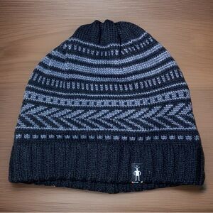 Smartwool Beanie Adult Black/Dark Gray Merino Wool Blend Snow Cap OS